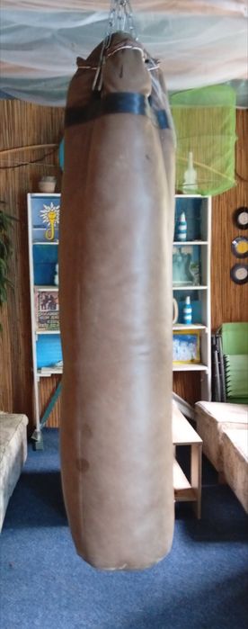 Vând sac de box piele naturală