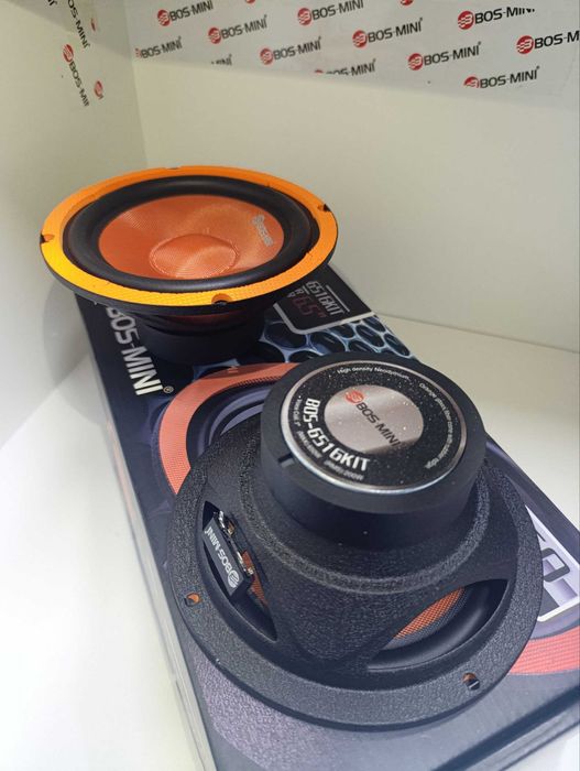 BOS-6516 KIT 16 SM  Avto Kolonka – 650W Max Kuchli Ovoz Komponent