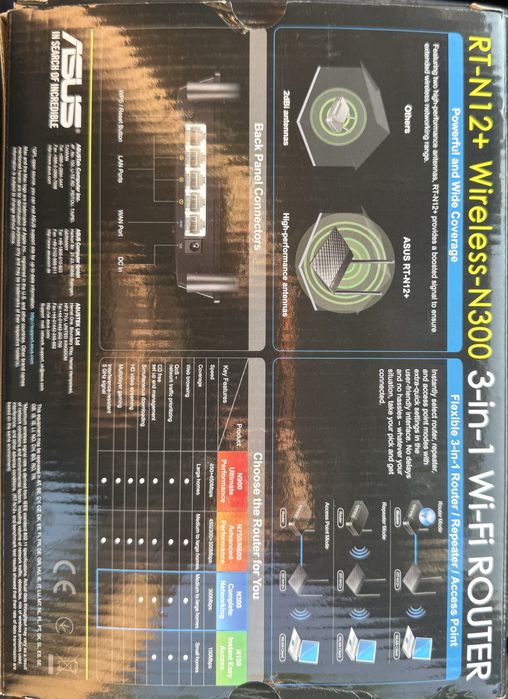 Wi-Fi роутер RT-N12+ Wireless-N300