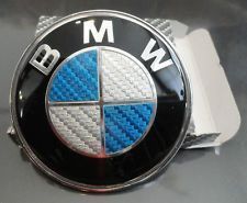 embleme bmw carbon 3d albastru kit 7 piese