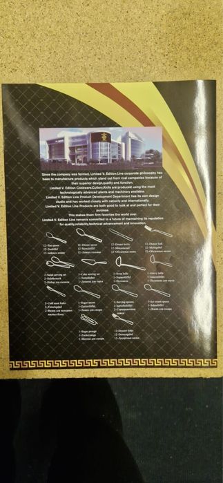 Set tacamuri Versace suflate aur editie limitata 72 pcs