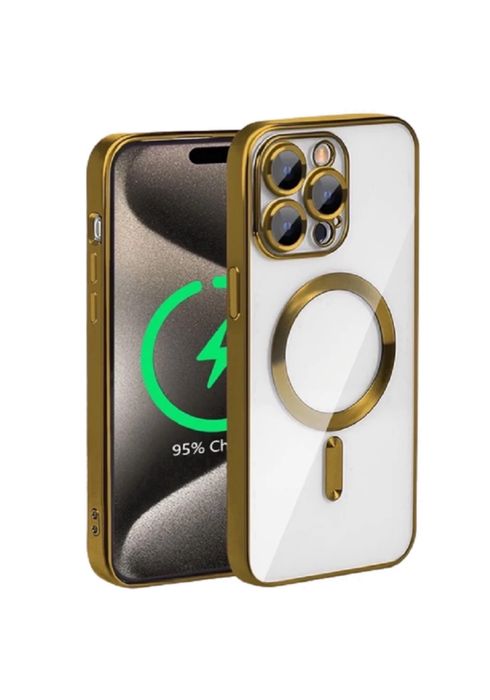 Iphone 11 12 13 14 PRO MAX Husa Silicon Thin 02 Lucioasa Cerc Magnetic