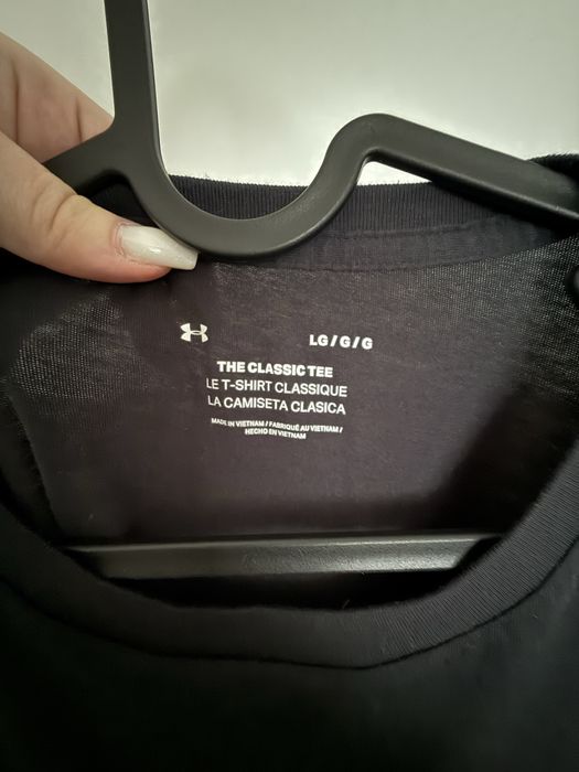 Under Armour черна тениска S/M