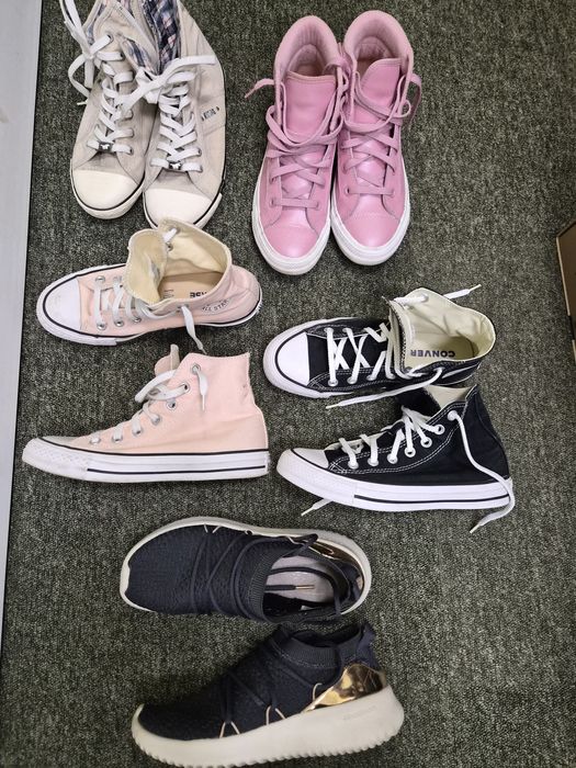 Converse, mustang, adidas