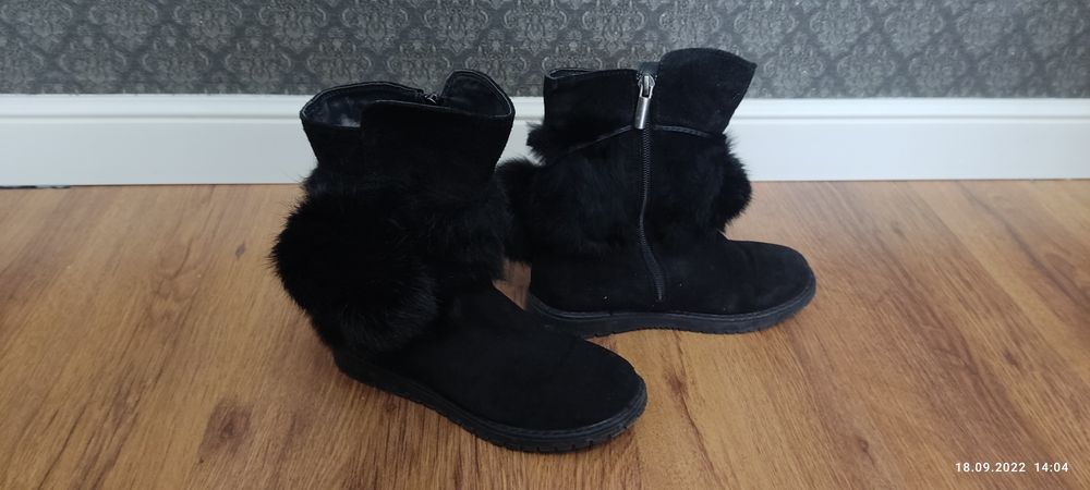 Замшевые сапожки Braska 30 размер