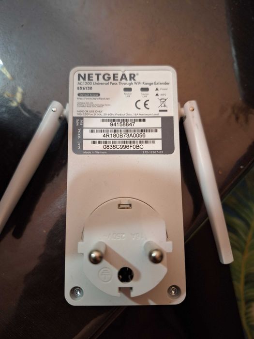 Range Extender Wi-Fi NetGear EX6130 Dual Band, AC 1200, 802.11 ac, Alb