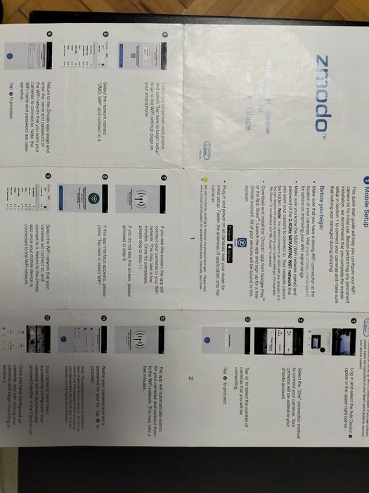 Vând camera zmodo + kit instalare