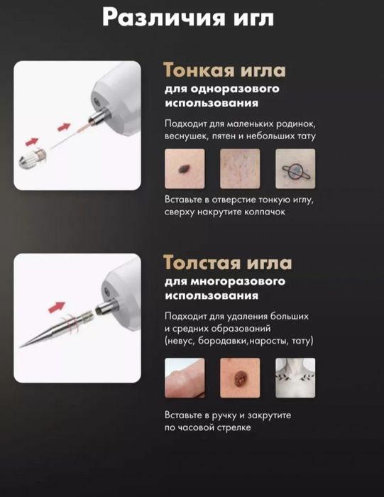 Электронная ручка коагулятор для удаления папилом и тату