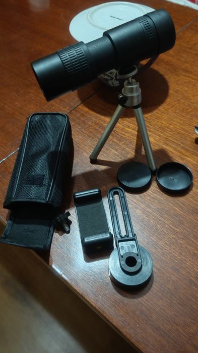 100 х увеличение телескоп за смартфон със статив и поставка