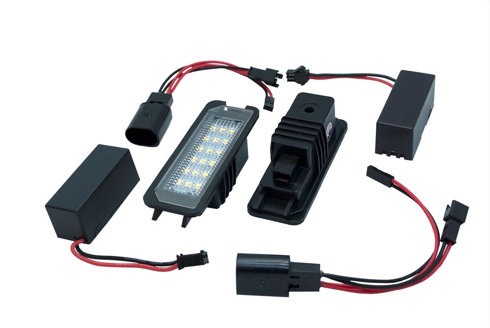 Set 2 Lampi LED placute numar Volkswagen Golf 4, 5, 6 si 7
