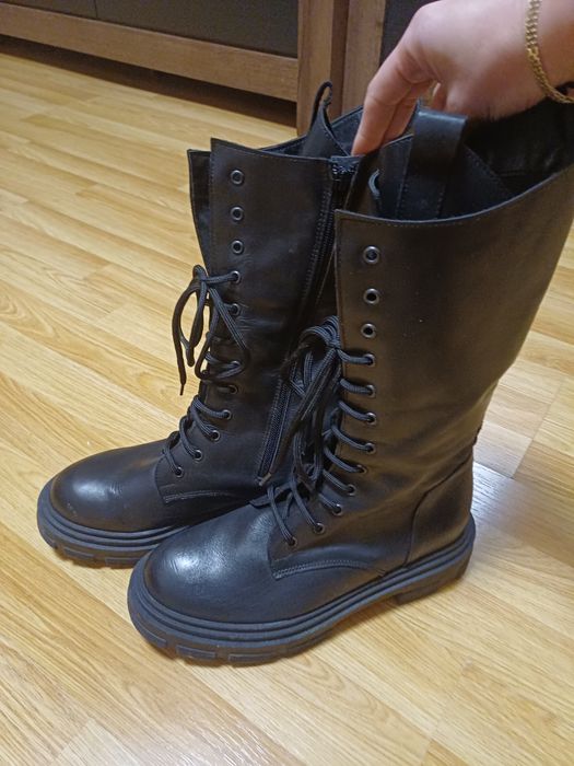 Дамски боти/ботуши естествена кожа