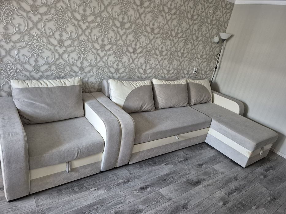 Диван угловой с креслом