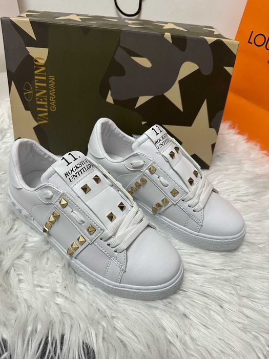 Valentino Rockstud Rockstud FULL WHITE 36 la 44 Verificare Colet