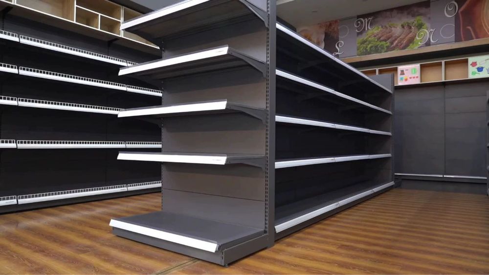 Polka stelaj do’kon uchun tayyor