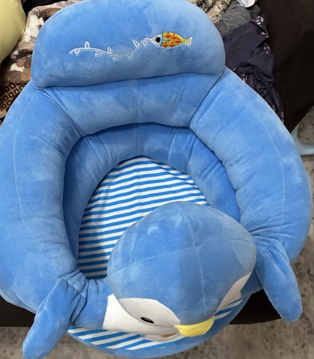 Мягкий стульчик кресло пингвиненок