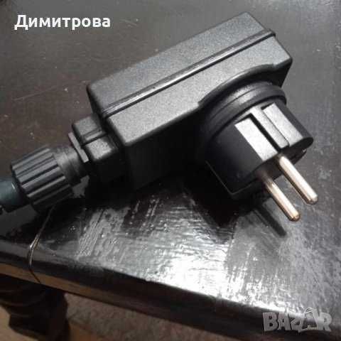 Светещи Led лампички, гирлянд за елха, 20м с трансформатор