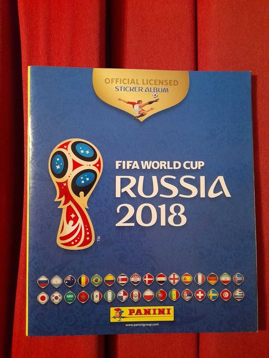 Fifa World Cup 2018 Russia Panini Sticker Album 100% Complet