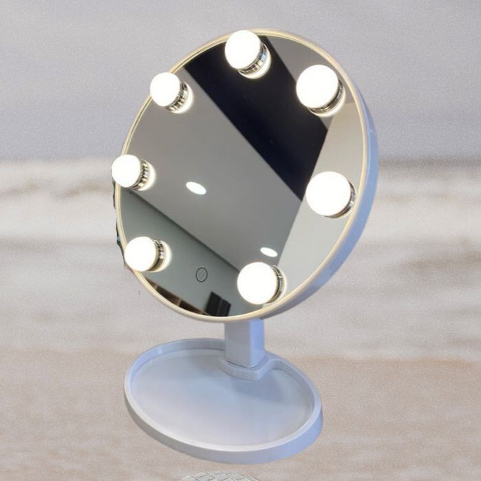 Косметическое зеркало с подсветкой гримерное