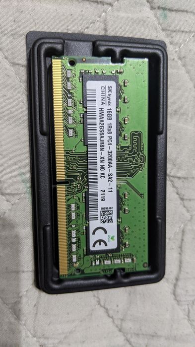 Оперативная память ноутбука  SO-DIMM DDR4 4-8-16 GB
