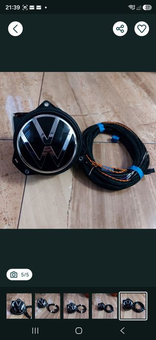 Camera marsalier mers inapoi originala golf 8 passat b8 golf 7 arteon