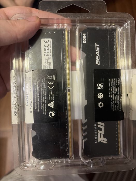 Fury Beast DDR4 32GB 3600