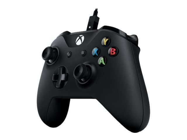 Gamepad Microsoft Xbox One Wireless Controller Black cablu USB 4N6-00002 nou Sigilat