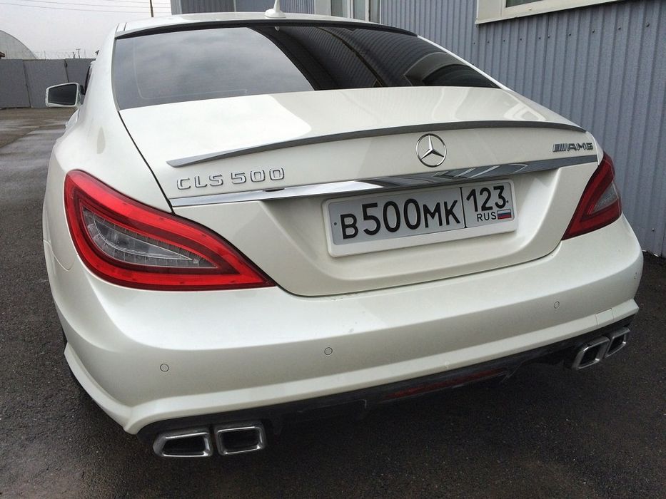 Спойлер задний для мерседес w218 cls