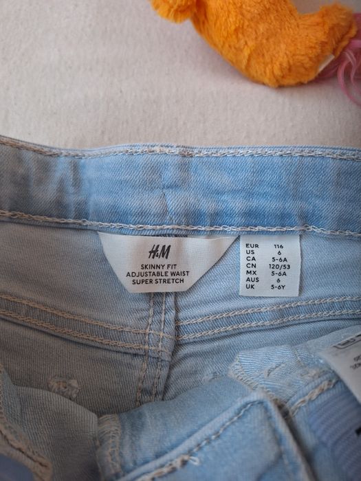 Нови slim leggings и клин размер 116 (5-6 години)