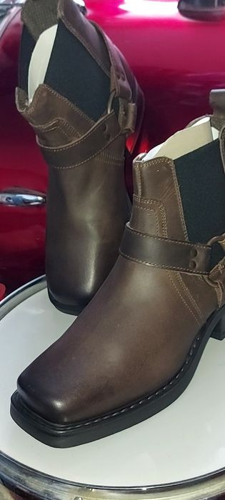 Cizme Harley din piele naturală