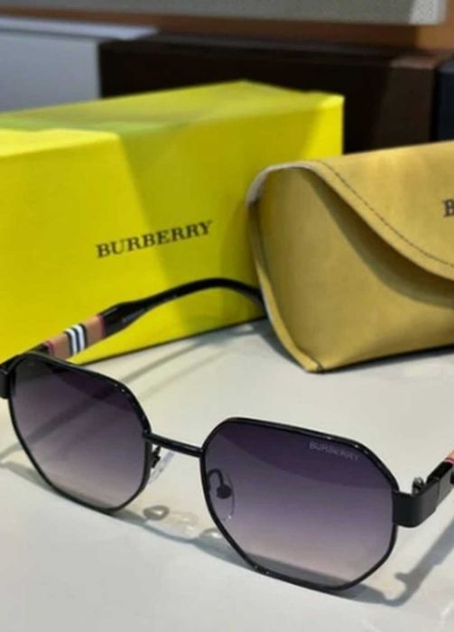 Ochelari De Soare Burberry Negri Unisex Vara
