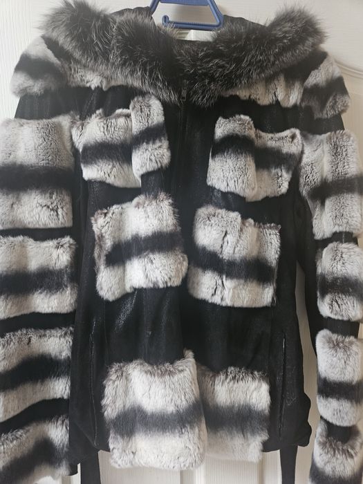 Палто чинчила  естествено