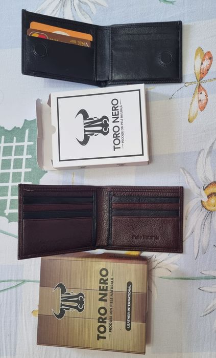 2 Portofele barbatesti  Toro Nero