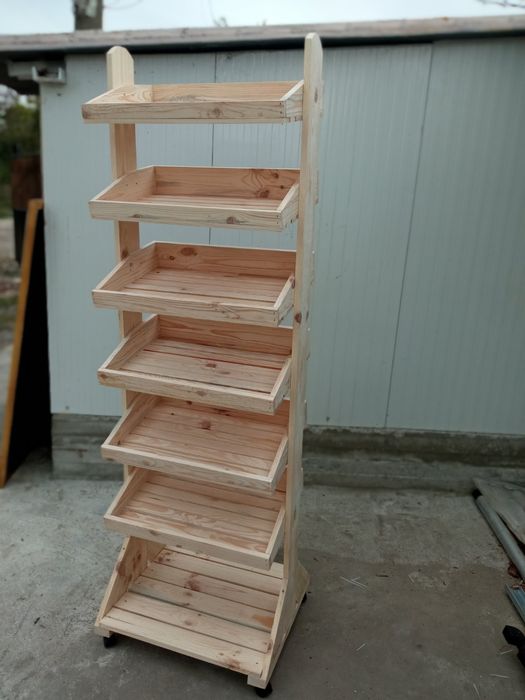 Търговски стелажи, различни модели