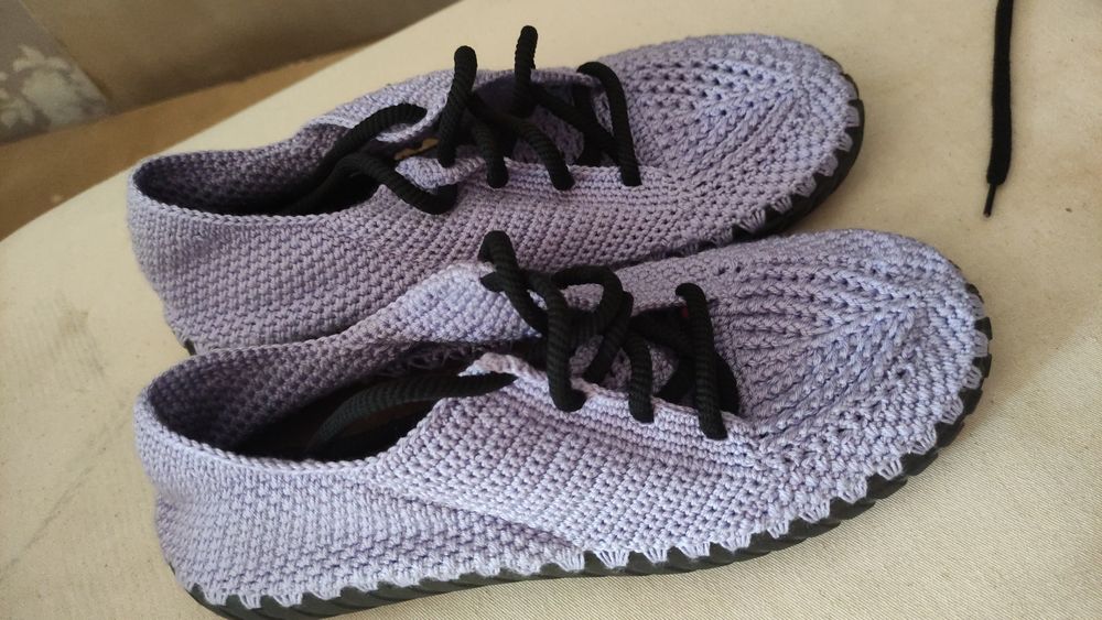 Ручная работа нитки х/б.