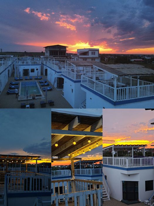Vând / închiriez CAZARE Beach Bungalows Costinești NIBIRU- pt 2-4pers- piscină, terasă cu vedere la mare
