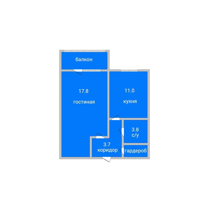 Продажа 1-комнатной квартиры