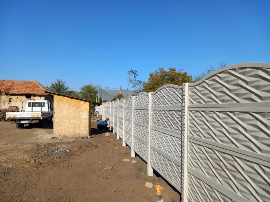 Gard beton armat vibrat și presat