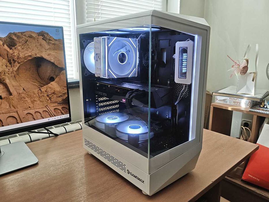 Геймърски компютър, 32gb DDR5, Rx 6800xt 16gb, Ryzen 7500F, 1tb Nvme, 850W