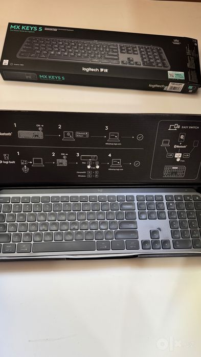 Безпроводная клавиатура Logitech MX Keys S USINTL Graphite
