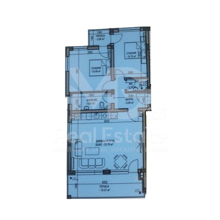 3-стаен в Пловдив-Беломорски площ 122 цена 159172