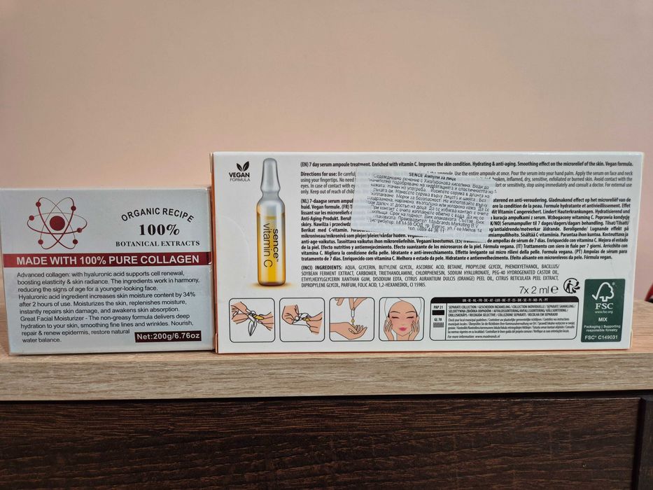 Комплект анти ейдж Крем за лице + 7 бр серум