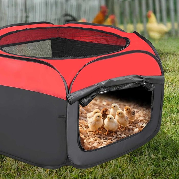 Кошара за пилета, начален комплект с две врати, до 15 пилета