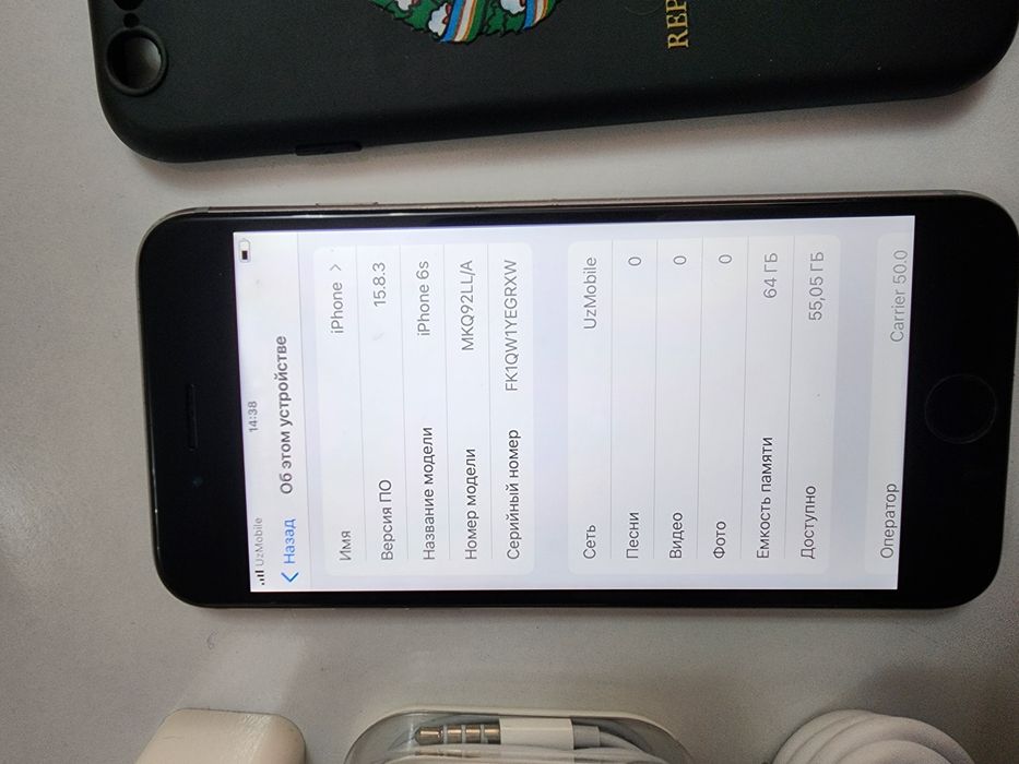 Iphone 6s LL/A Ideal 64GB Toza Xammayogi ishlidi