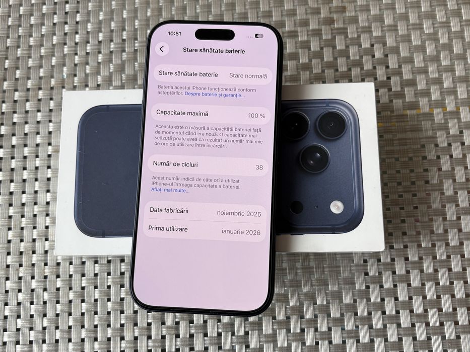 Iphone 17 Pro, 256 gb, Deep Blue