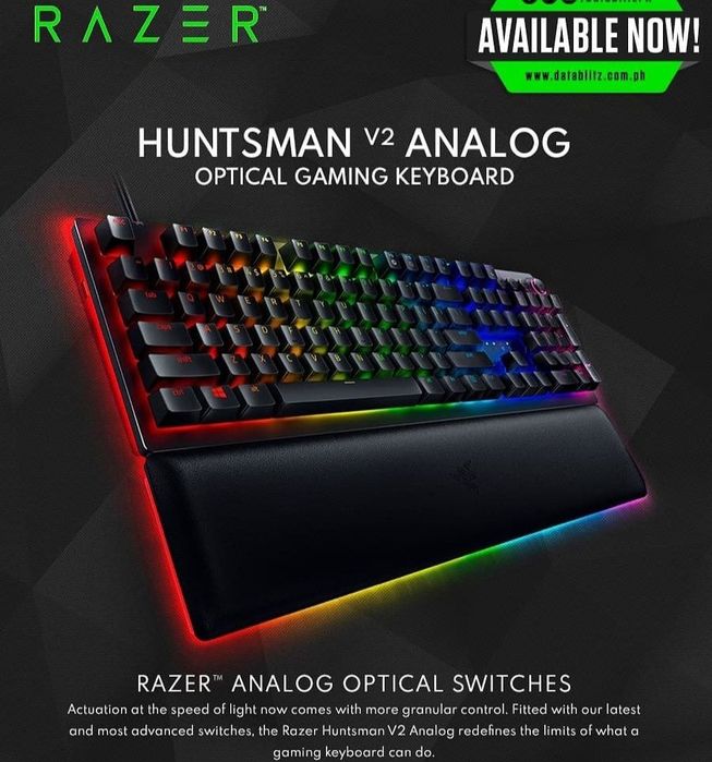 Razer Huntsman V2 ANALOG СКИДКА Оптическая Клавиатура РусскаяРаскладка