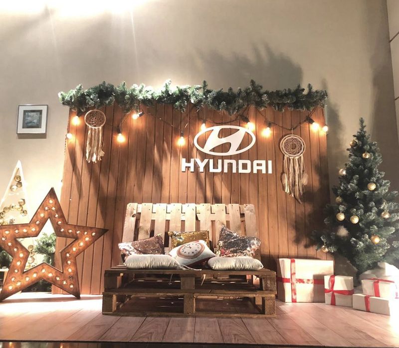 Фотозоны из баннера.Оформление из баннера