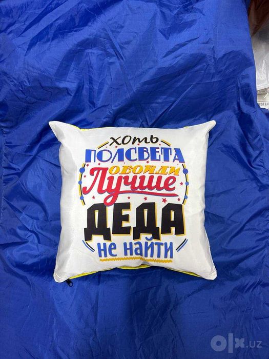 Детские подушки с фото ребенка или любимыми мульт-героями.