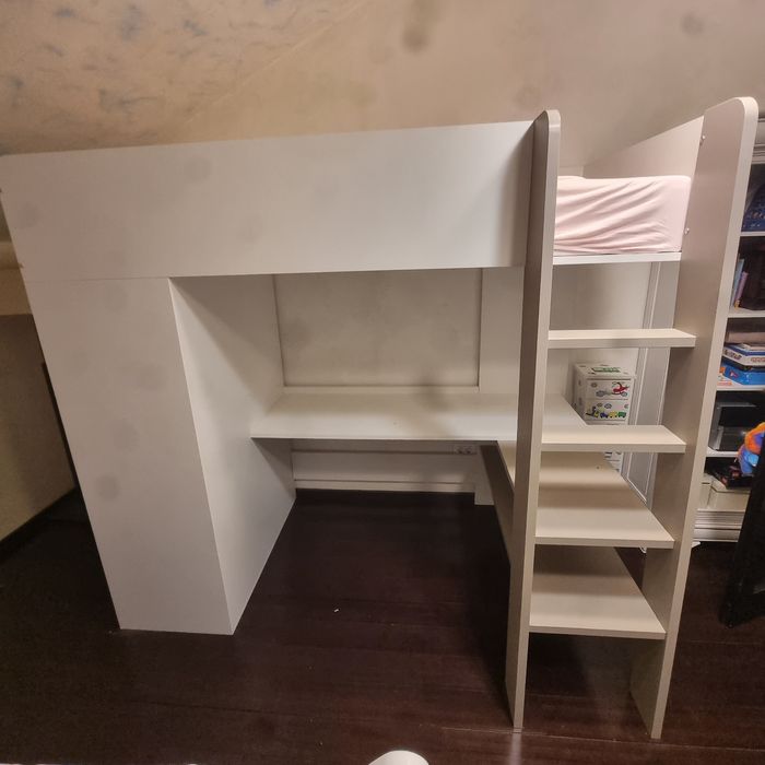 Birou+pat suspendat+dulap haine