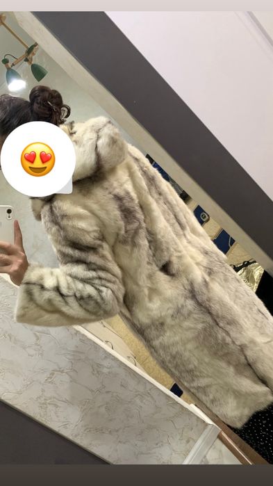 Крестцовая норковая шуба