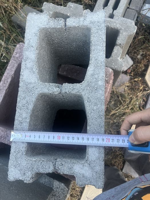 Сплитерный кирпич 39*19*19 стенка 4см